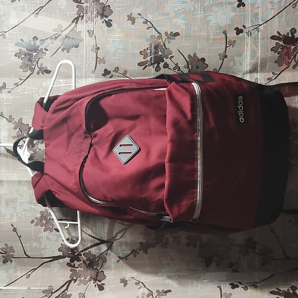 Adidas Classic 3s Iii Backpack | Legacy Red/Black V3(Rare) - Picture 3 of 5